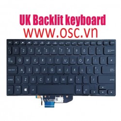 Thay bàn phím laptop UK Backlit keyboard for Asus Vivobook Flip TP412F TP412FA TP421U TP412UA