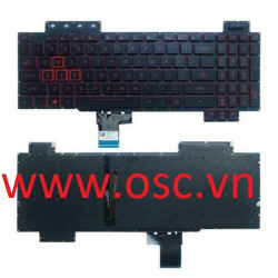 Thay bàn phím laptop Asus TUF Gaming FX504 FX504GD FX504GE FX504GM FX80 FX80GM Keyboard US