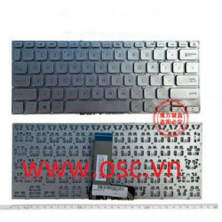 Thay bàn phím laptop ASUS Vivobook 14 X412 X412F X412FA X412U Black US English silver Keyboard