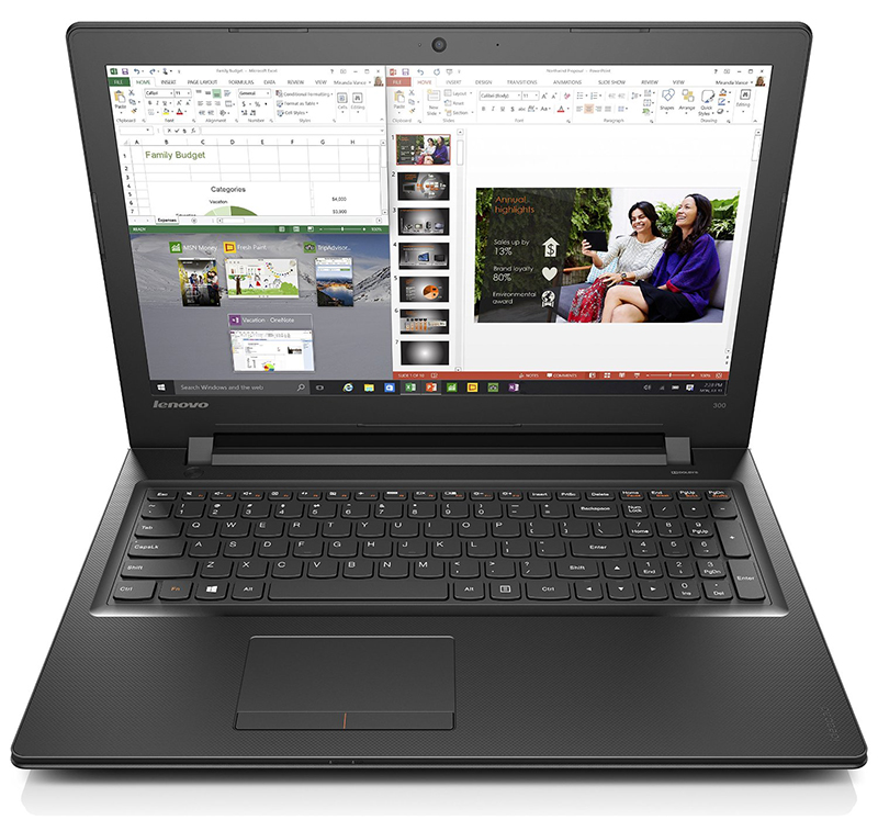 Notebook Lenovo IdeaPad 300-15/ i5-6200U/ Black (80Q7000KVN)