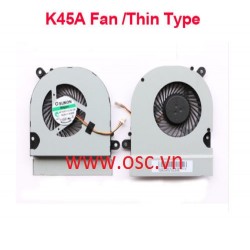 Quạt tản nhiệt ASUS A45V K45V A85E A85V P45VJ K45A K45VD K45VJ K45VM K45VS CPU FAN