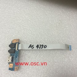 vỉ usb và jack phone vỏ laptop Acer Aspire 4743 4750 4743G 4750G 4755 USB/Audio Board