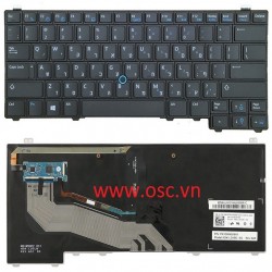 Bàn phím laptop  keyboard Dell Latitude E5440