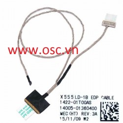 Cáp màn hình laptop Asus X555LD K555L F555L R556L X554L Y583L X555LA LCD LVDS Video Cable