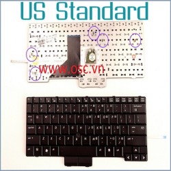 Bàn phím lapotp Keyboard for HP Compaq 2510 2510P 2530 2530P 447789-001