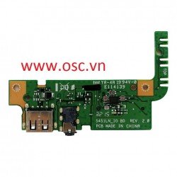 Vỉ âm thanh và usb laptop IO BOARD For ASUS S451 K451 S451LN S451LA Audio USB SD CARD BOARD REV 2.0