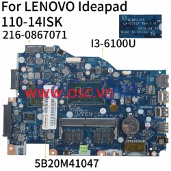 Main laptop  Lenovo 110-14ISK 110 14isk with 4GB-RAM i5 I7-6500U R5-M240 Laptop motherboard