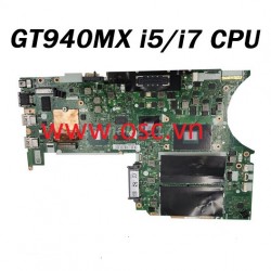Main laptop Lenovo T460P BT463 NM-A611 Motherboard i5/i7 CPU GT940MX Mainboard