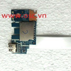 vỉ usb laptop HP 15-DB 15-DA USB Board SD Card Reader LED Board + Cable LS-G071P TESTED