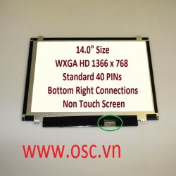 Thay màn hình laptop Dell Latitude E6430u LCD Display Schermo Screen 14" 1366x768 HD LED 40pin