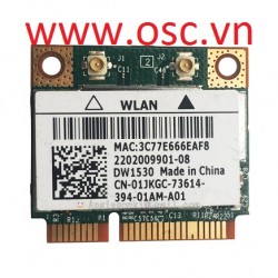 Cạc wifi laptop Dell E6520 E6420 E5520 DW1530 Dual Band WIRELESS-N WIFI CARD BCM943228HM4L 1JKGC