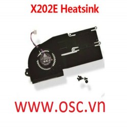 Quạt và tản nhiệt laptop  ASUS X201E X202E Q200E X201EP X201EV Heatsink CPU Cooler cooling fan