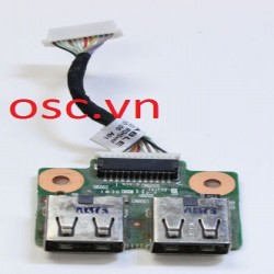 Thay vỉ usb laptop HP Pavilion DV5-2000 DV5-2144CA USB Port Board Dual 6050A2318501 with Cable