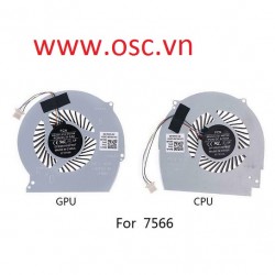 Thay Quạt tản nhiệt CPU GPU Cooling Fan for Dell Inspiron 7566 7567 Laptop Fan Cooler Accessories