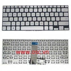 Thay bàn phím laptop ASUS Vivobook 14 15 X409 X409ua X409fa Silver US Laptop Keyboard
