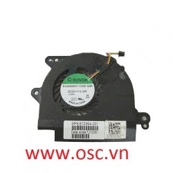 Thay quạt tản nhiệt laptop HP Folio 13 13-1000 13-2000 D shell cooling CPU fan 672354-001