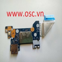 Thay vỉ mở nguồn cổng usb laptop HP 14-CK 14-CM USB SD Card Reader Power Button Board