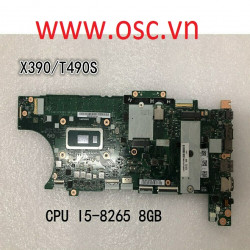 Thay thế sửa đổi main Laptop Lenovo ThinkPad X390 T490S Motherboard CPU I5-8265 8GB