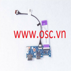 Thay vỉ usb âm thanh laptop Dell Latitude 3480 3580 USB SD  Board w Cable 3FR5T