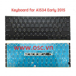 Thay bàn phím Keyboard APPLE MacBook Retina 12" A1534 2015 US MF855 MF865 MJY32 MK4M2