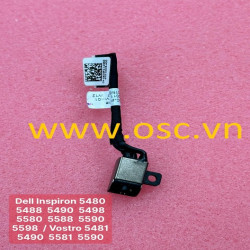 Thay rắc nguồn laptop Dell Vostro 5490 5590 AC DC Power Input Jack with Cable