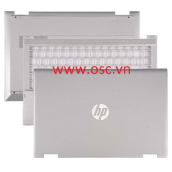 Thay vỏ laptop HP X360 14-DW 14M-DW LCD Back Cover Palmrest Bottom Case A B C D giá theo mặt