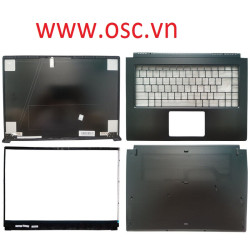 Thay vỏ Laptop MSI Modern 15 MS-1551 LCD Cover Back Bezel Palmrest Bottom case A B C D