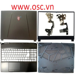 Thay vỏ laptop MSI GL65 GP65 GE65 MS-16U1 LCD Back Cover Bezel Palmrest Bottom A B C D