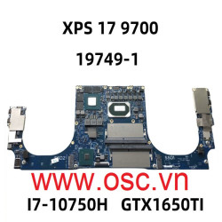 Thay thế sửa đổi Main Dell XPS 17 9700 motherboard 19749-1 i9 I7-10750H GTX1650TI 4GB