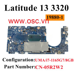 Thay thế sửa đổi main Dell Latitude 13 3320 i5 I7-1165G7 8G RAM Motherboard 05R2W2